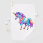 Serviette De Golf Beau Sticker Unicorn 1 (En situation)