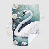 Serviette De Golf Beau Swan (En situation)