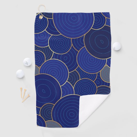 Serviette de golf - Beauté bleue (En situation)
