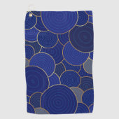 Serviette de golf - Beauté bleue (Devant)