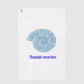 Serviette De Golf Beauté marine (Devant)