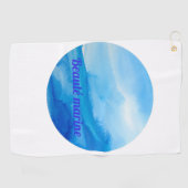 Serviette De Golf Beauté marine vague (Horizontal)
