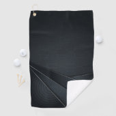 Serviette de golf - Beauté noire (En situation)