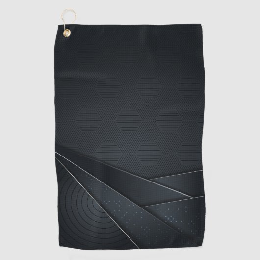 Serviette de golf - Beauté noire (Devant)