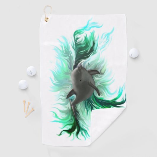 Serviette De Golf Bébé dauphin (En situation)