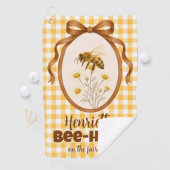 Serviette de golf 'Bee-Have on the Fairway' (En situation)
