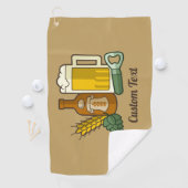 Serviette De Golf Beer Icons Golf Serviette (En situation)