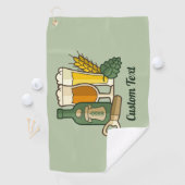 Serviette De Golf Beer Icons Golf Serviette (En situation)
