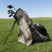 Serviette De Golf Belle abstraction laisse une impression durable (Vert)