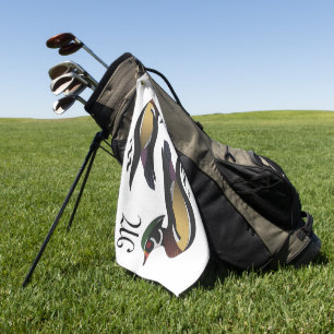 Serviette De Golf Belle baignade en canard de bois
