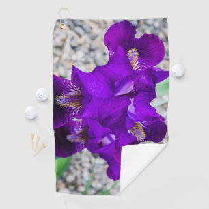 Serviette De Golf Belle iris violet