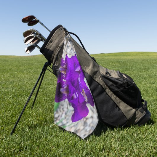 Serviette De Golf Belle iris violet (Vert)