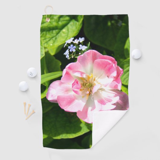 Serviette De Golf Belle tulipe rose (En situation)