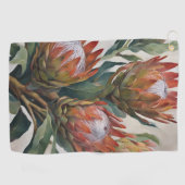 Serviette De Golf Belles fleurs de Protea d'Afrique du Sud (Horizontal)