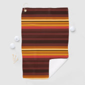 Serviette De Golf Belles rayures vintages (En situation)