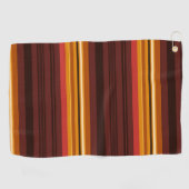 Serviette De Golf Belles rayures vintages (Horizontal)