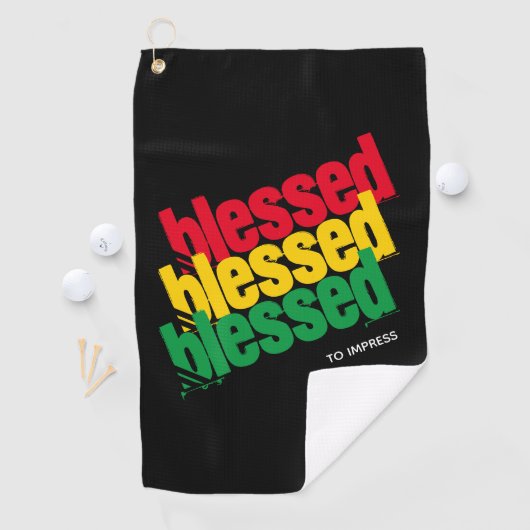 Serviette De Golf BÉNÉFICIÉ À IMPRESS Monogramme (En situation)