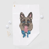 Serviette De Golf Berger allemand (En situation)