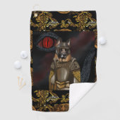 Serviette De Golf Berger Allemand (En situation)