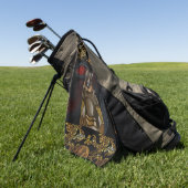 Serviette De Golf Berger Allemand (Vert)