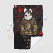 Serviette De Golf Berger allemand (En situation)
