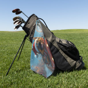 Serviette De Golf Berger belge Roller Dessous de verre Noël