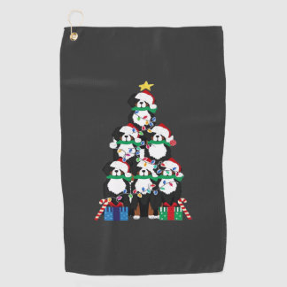Serviette De Golf Bernese Mt Dog Puppy Christmas Tree Classic T-Shir