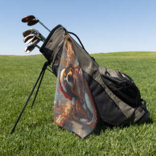 Serviette De Golf Bernois Mountain Dog Roller Dessous de verre Noël