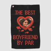 Serviette De Golf Best Boyfriend By Par Photo (Devant)