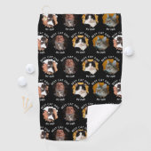 Serviette De Golf Best Cat Dad by Par with Your 4 Cat’s Photo (En situation)