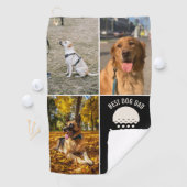 Serviette De Golf Best Chien Papa Par Par Custom Chien 3 Photo Fête (En situation)