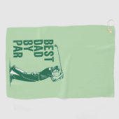 Serviette De Golf Best Dad by Par (Horizontal)