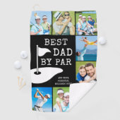 Serviette De Golf BEST DAD BY PAR PAR 8 Collage photo Golf personnal (En situation)