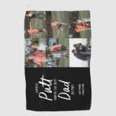 Serviette De Golf Best Dad By Par Par multi Photo Golf Fête des père (Devant)