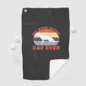 Serviette De Golf Best German Shepherd dad ever quote Funny Shepherd (En situation)