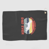 Serviette De Golf Best German Shepherd dad ever quote Funny Shepherd (Horizontal)