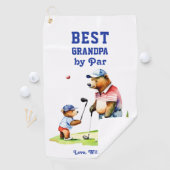Serviette De Golf Best grand-pa par par grand-père cadeaux (En situation)