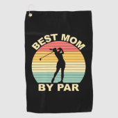 Serviette De Golf Best Mom By Par - Golf (Devant)