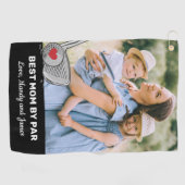Serviette De Golf Best Mom By Par Photo Golf Towel (Horizontal)