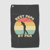 Serviette De Golf Best Papa By Par - Golf (Devant)