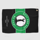 Serviette De Golf Best Pop Pop Par Par Par Elegant Sports Golfer Cus (Horizontal)