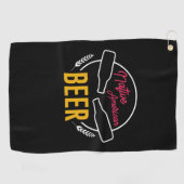 Serviette De Golf Bière amérindienne (Horizontal)