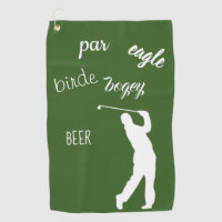 Bière Birdie Par Bogey Eagle Golfer Dit