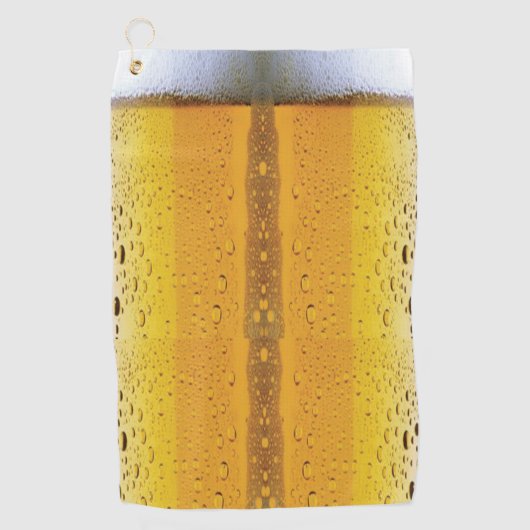 Serviette De Golf Bière moussante (Devant)