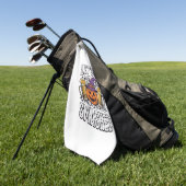 Serviette De Golf Bièredecitrouille Halloween défonçons-nous (Vert)