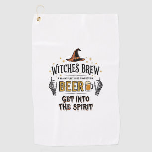 Serviette De Golf Bières d'Halloween Hocus Pocus Drôle Vintage_1