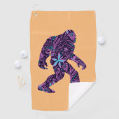 SERVIETTE DE GOLF BIGFOOT FLORAL (En situation)