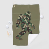 Serviette De Golf Bigfoot Sasquatch Camo (En situation)