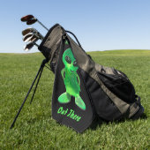 Serviette De Golf Bijou Alien (Vert)