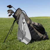 Serviette De Golf Bikini Girl (Vert)